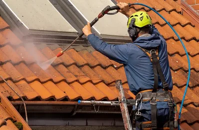 Démoussage et hydrofuge de toiture à Oslon